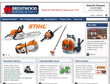 Tablet Screenshot of brentwoodrental.net